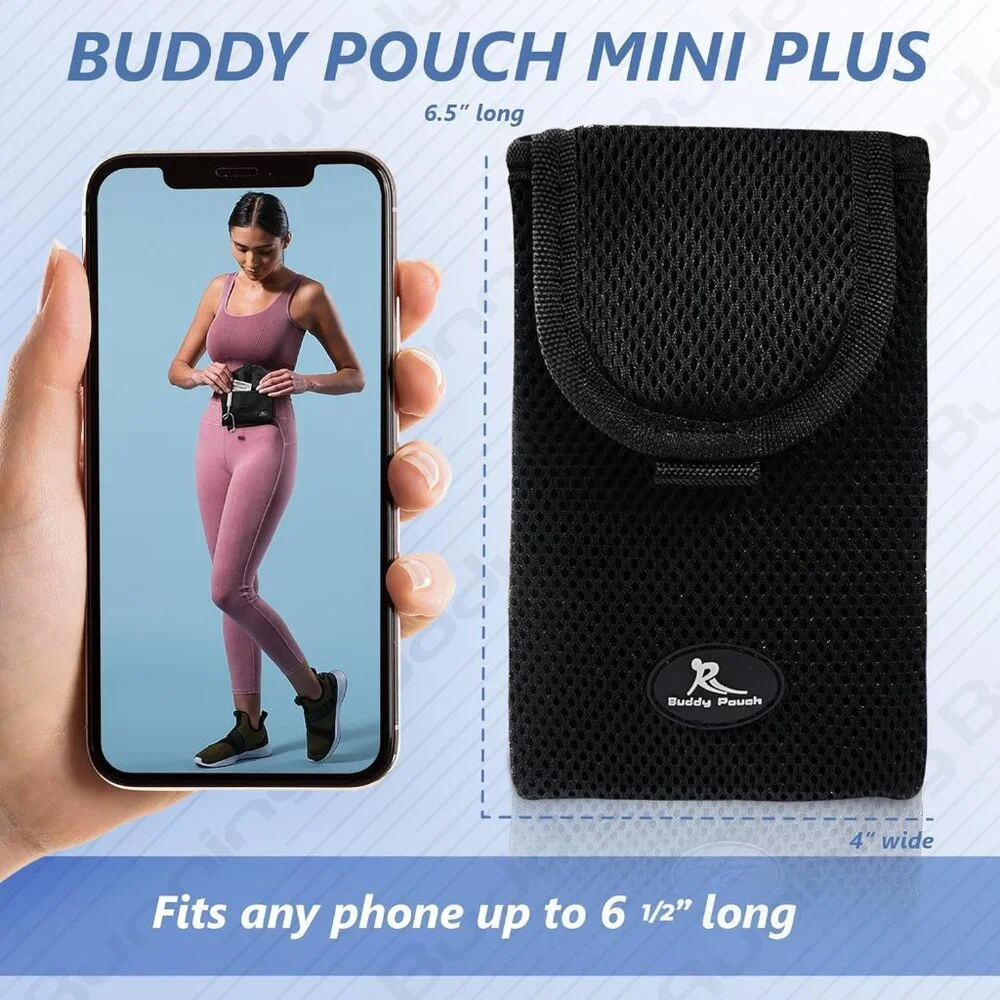 Magnetic Pouch Waistpack Wallet Travel Gym Walk Run Bike NEW